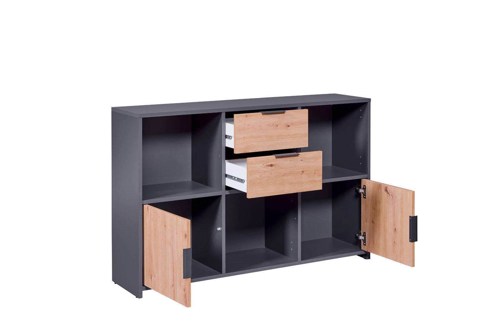 Kommode TRISTANanthrazit/braun