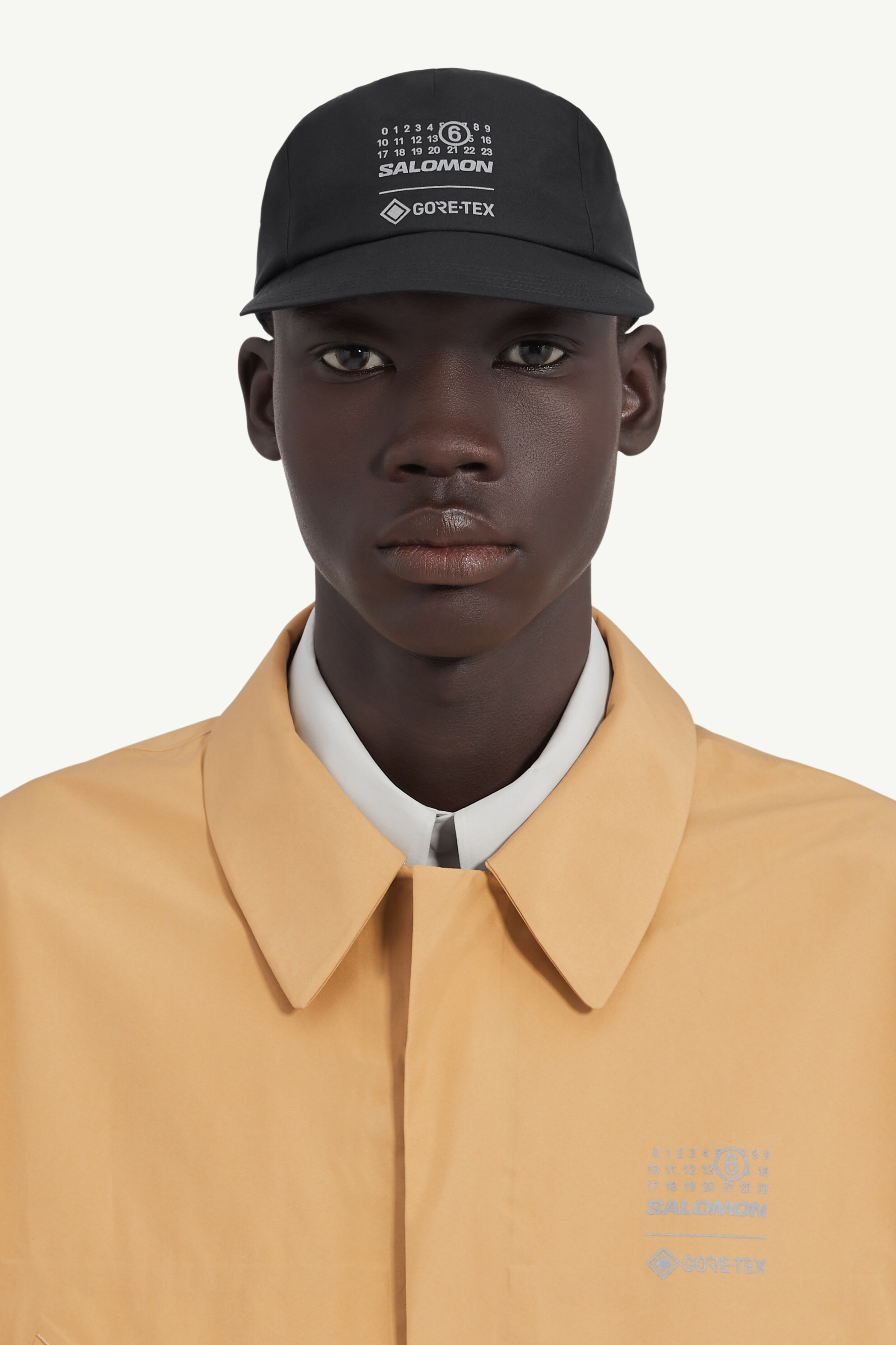 Casquette de baseball tissée MM6 x Salomon Noir