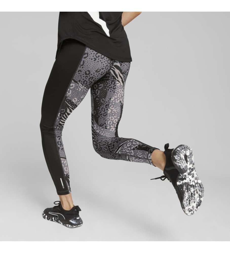 Calça legging Puma Favorite Printed 7/8 preta