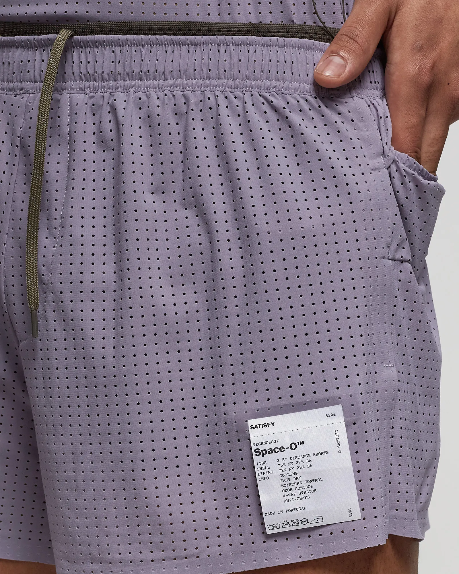 Satisfy Running Space-O 2.5 Distance Shorts