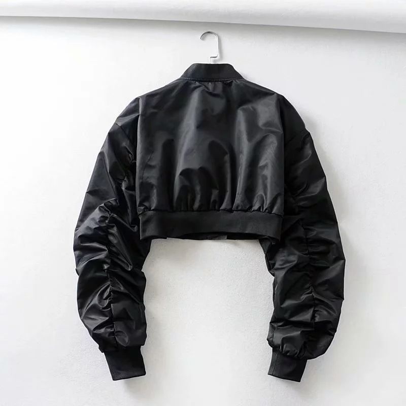 Opuscule - Cropped bomberjack met rits