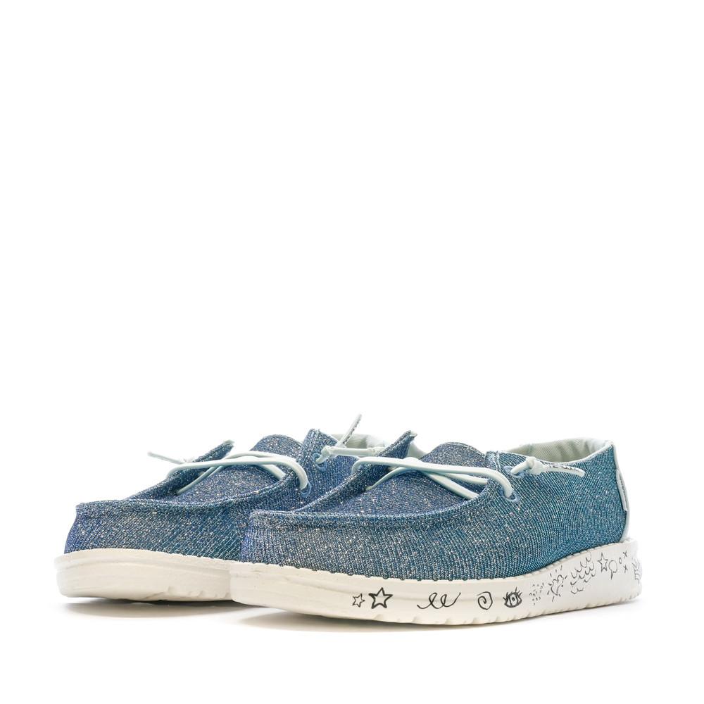 Hey Dude Chaussures Bleu Mixte Hey Dude Wendy