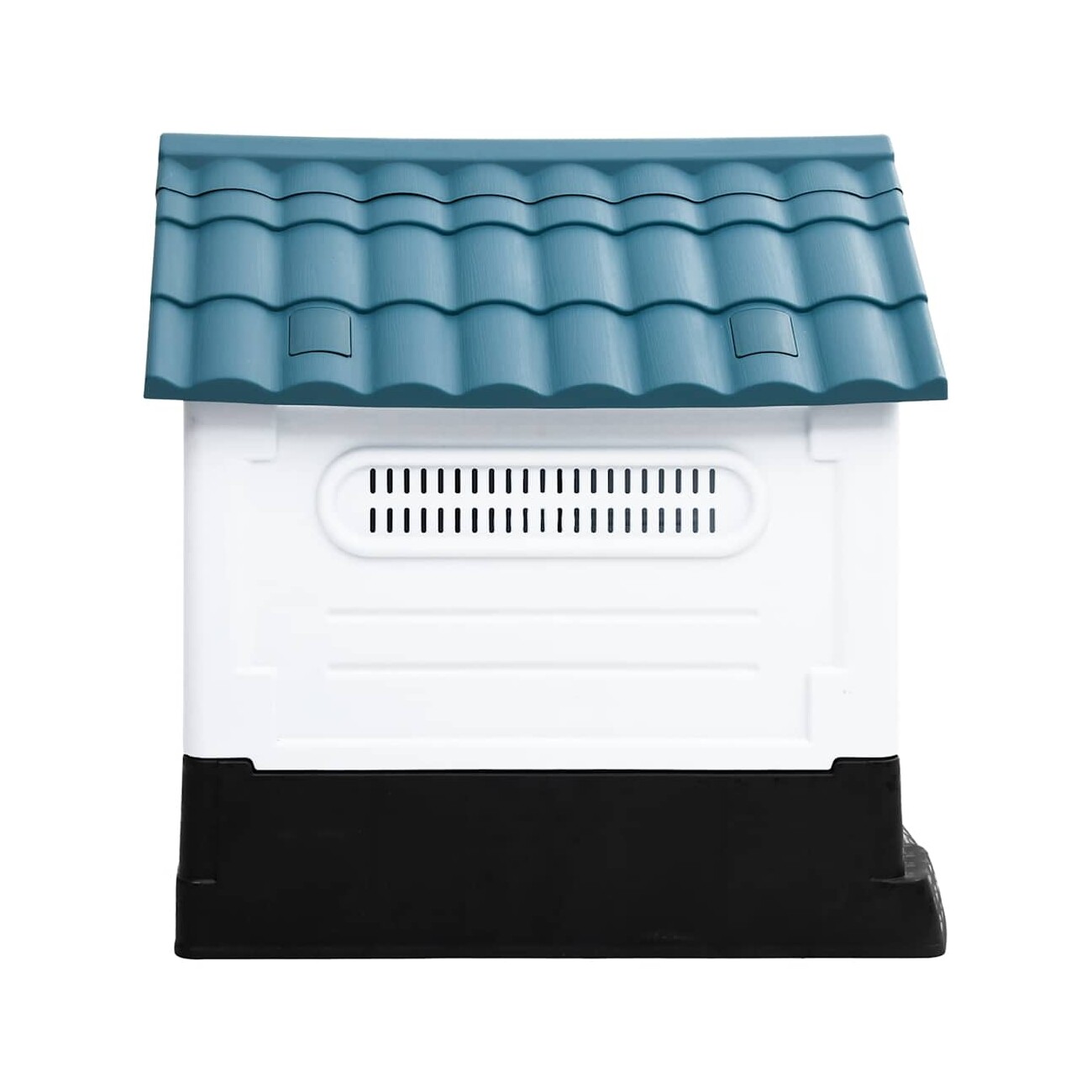 VidaXL Hundehütte aus Polypropylen blau 57 cm, 68 cm, 66 cm