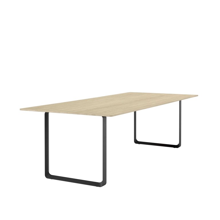 Muuto 70/70 Solid Oak tafel 255x108 wit