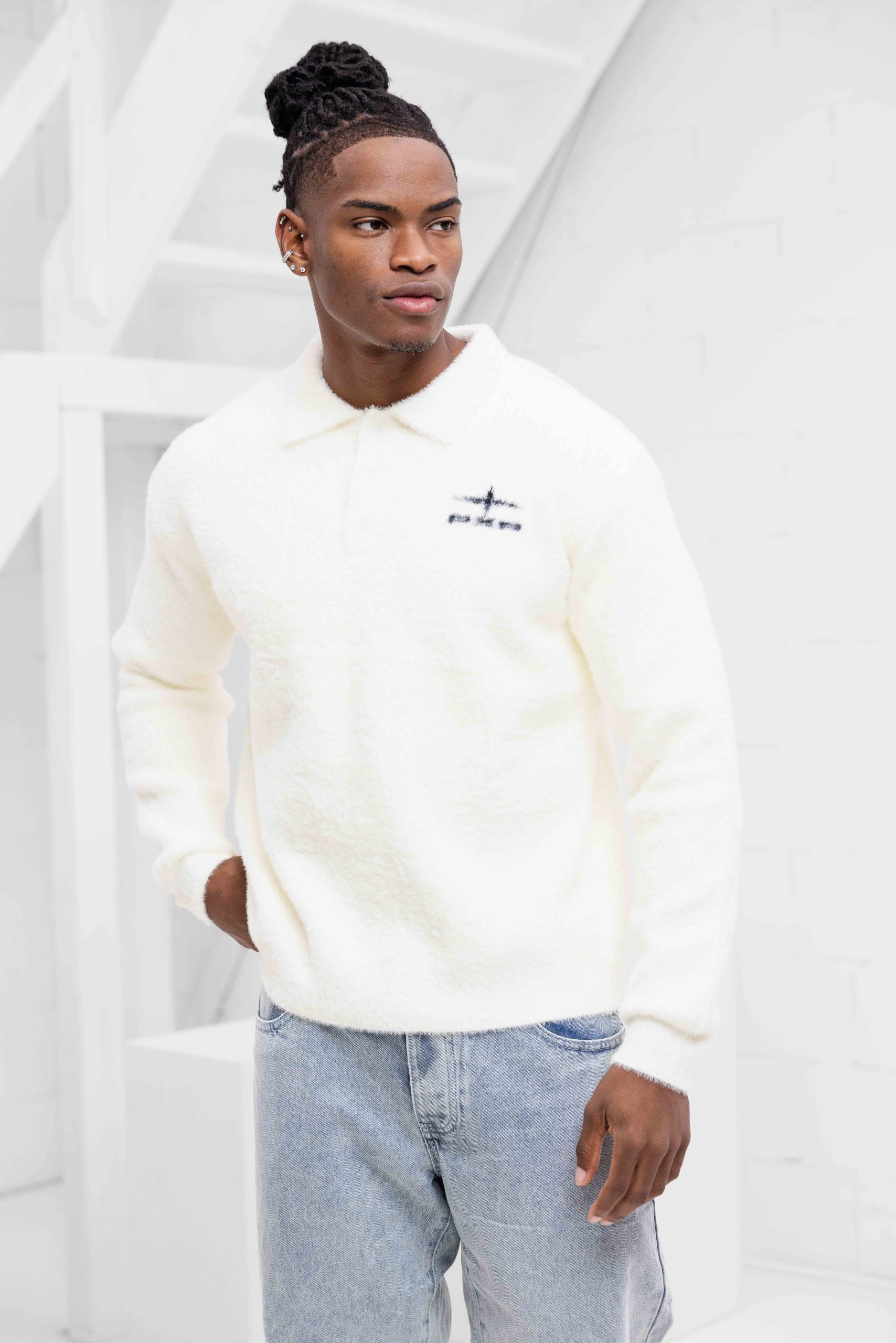 Project X Paris Boucle Polo Heren Beige