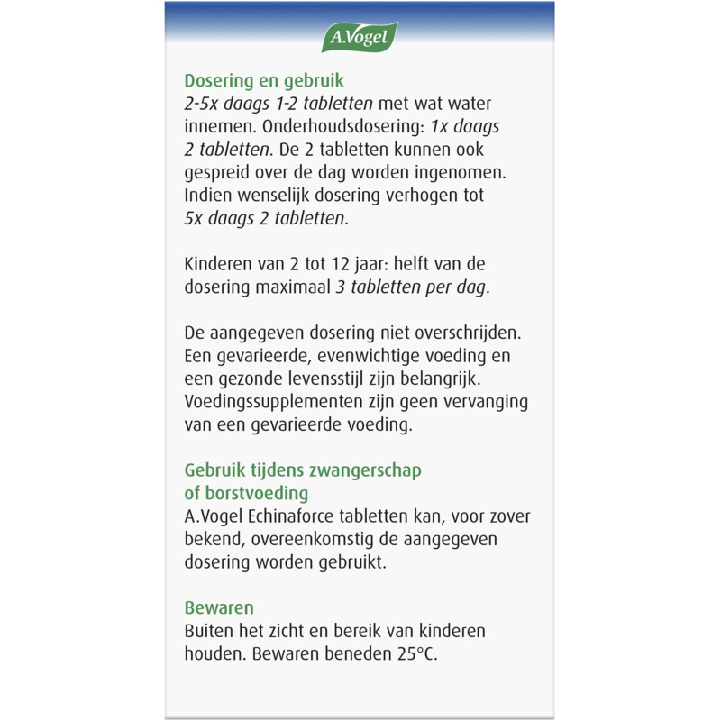 A.Vogel Echinaforce tabletten weerstand1*