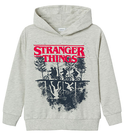 Name It H?ttetr?je - NkmFinny Stranger Things - Light Grey Melan