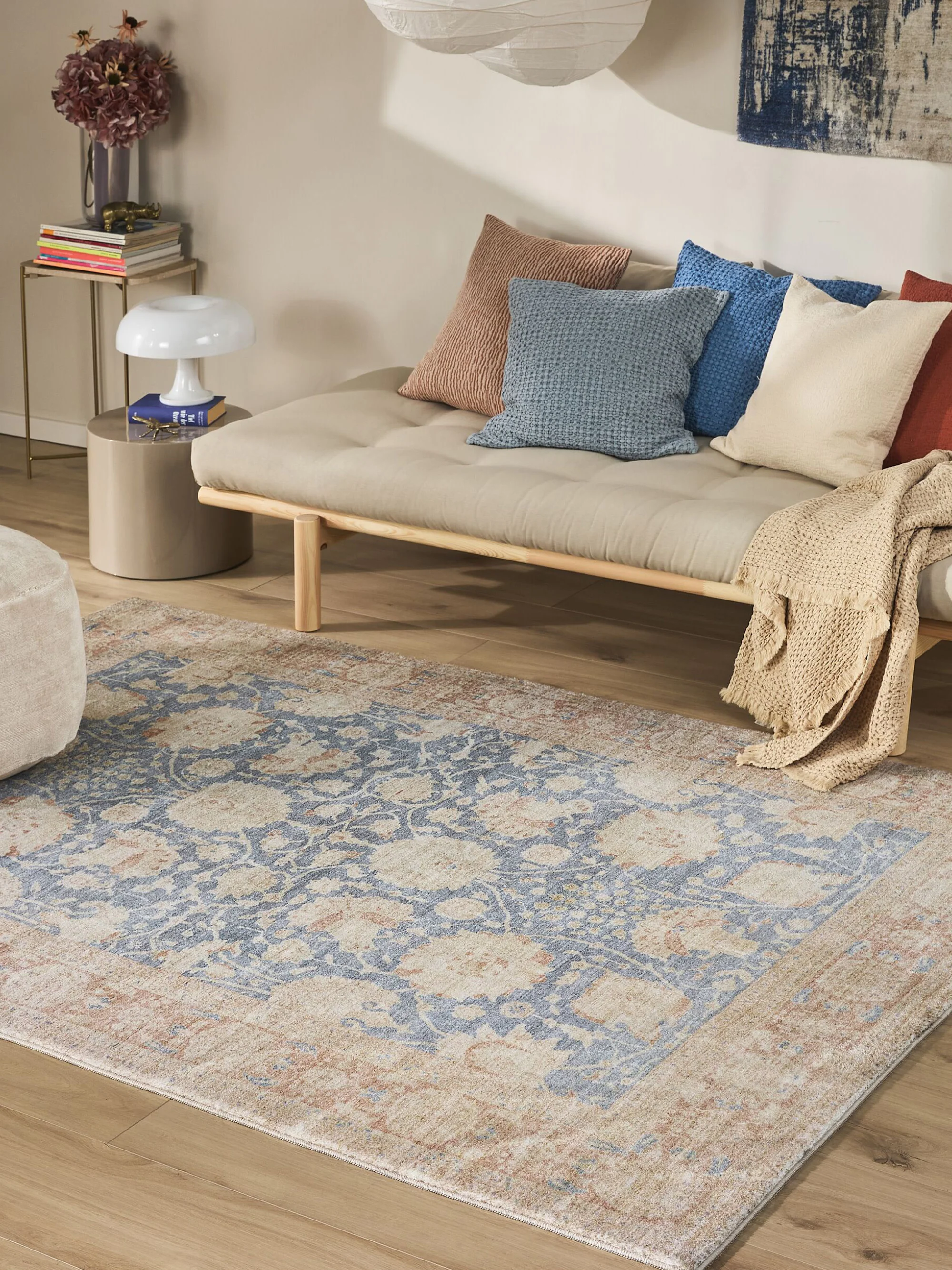 Vloerkleed Mara met ornament patroon
