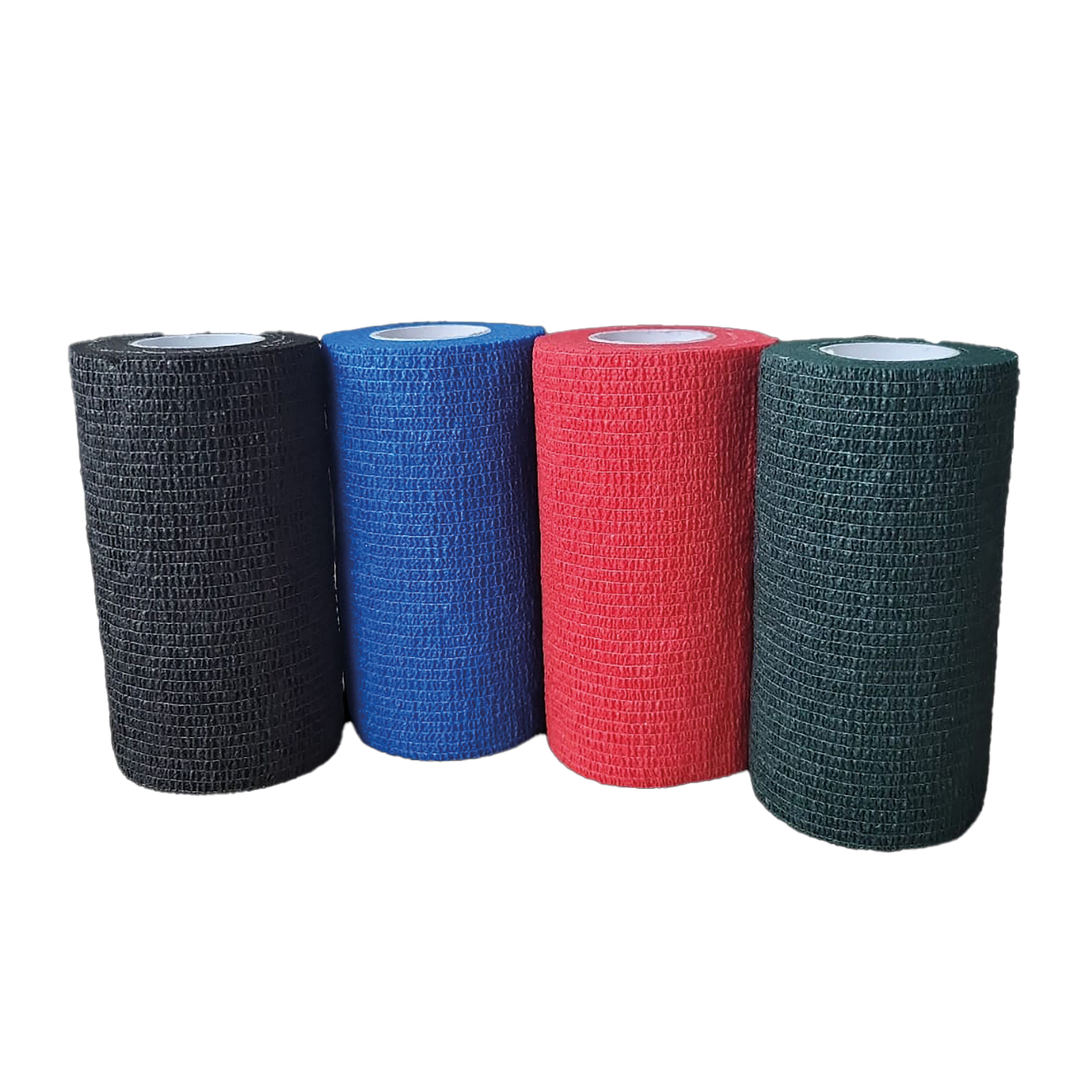 NatuSol Kohäsive Bandage blau / schwarz, 10 cm x 4,5 m (1 Kart. = 18 Stück)