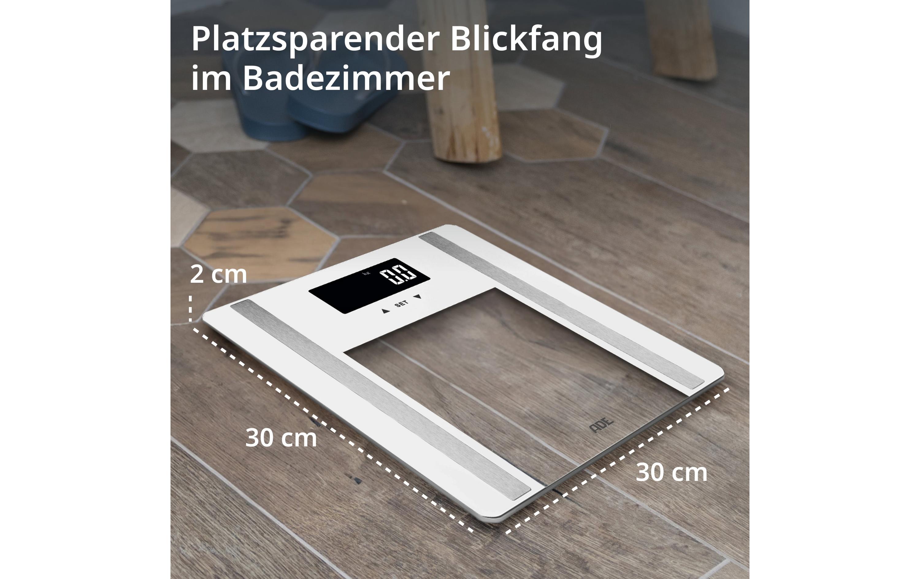 Körperanalysewaage Ines WeissDigitale Körperfettwaage bis 200 kg