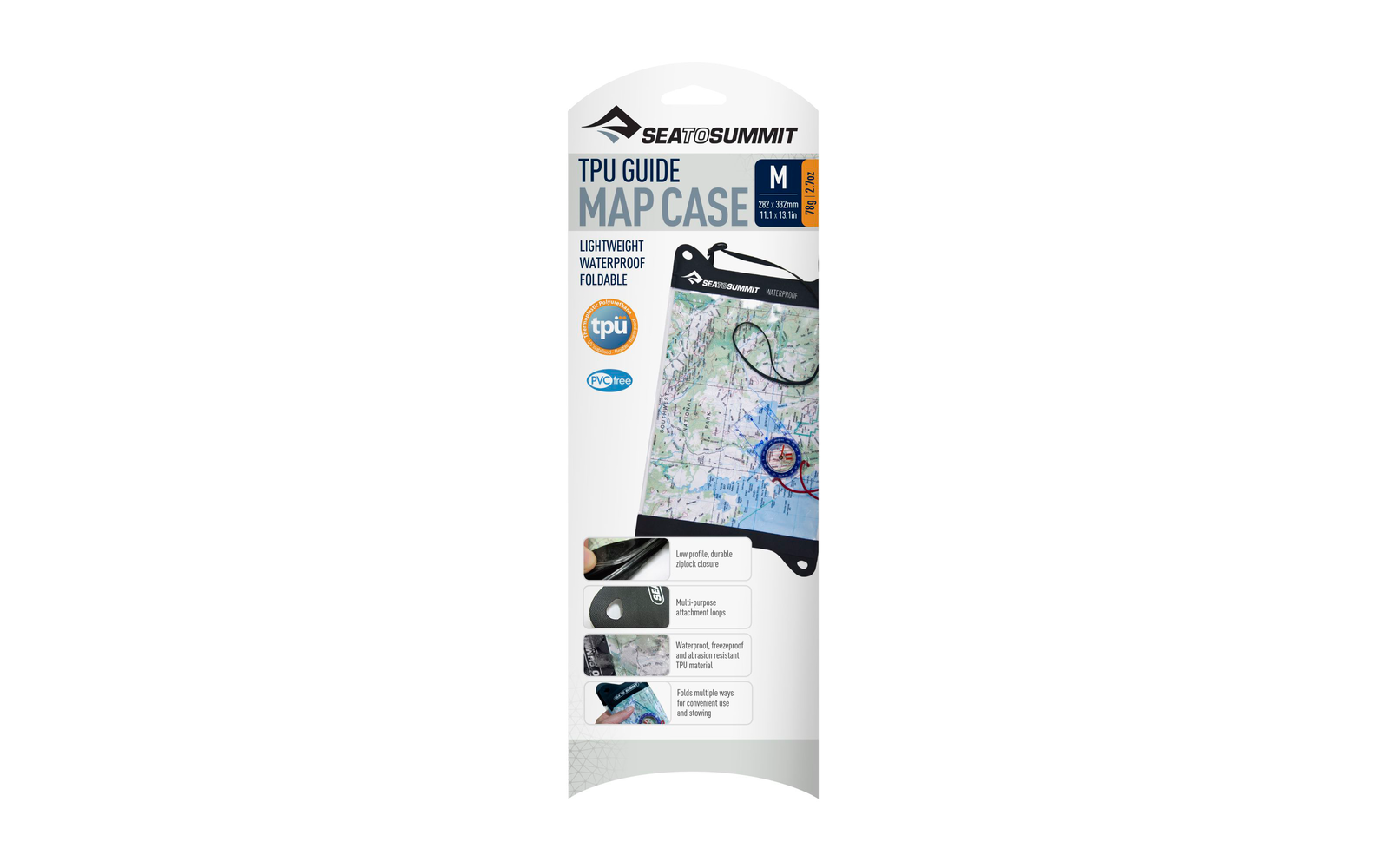 Sea to Summit Guide Map Case Thermoplastische  Kartentasche klein