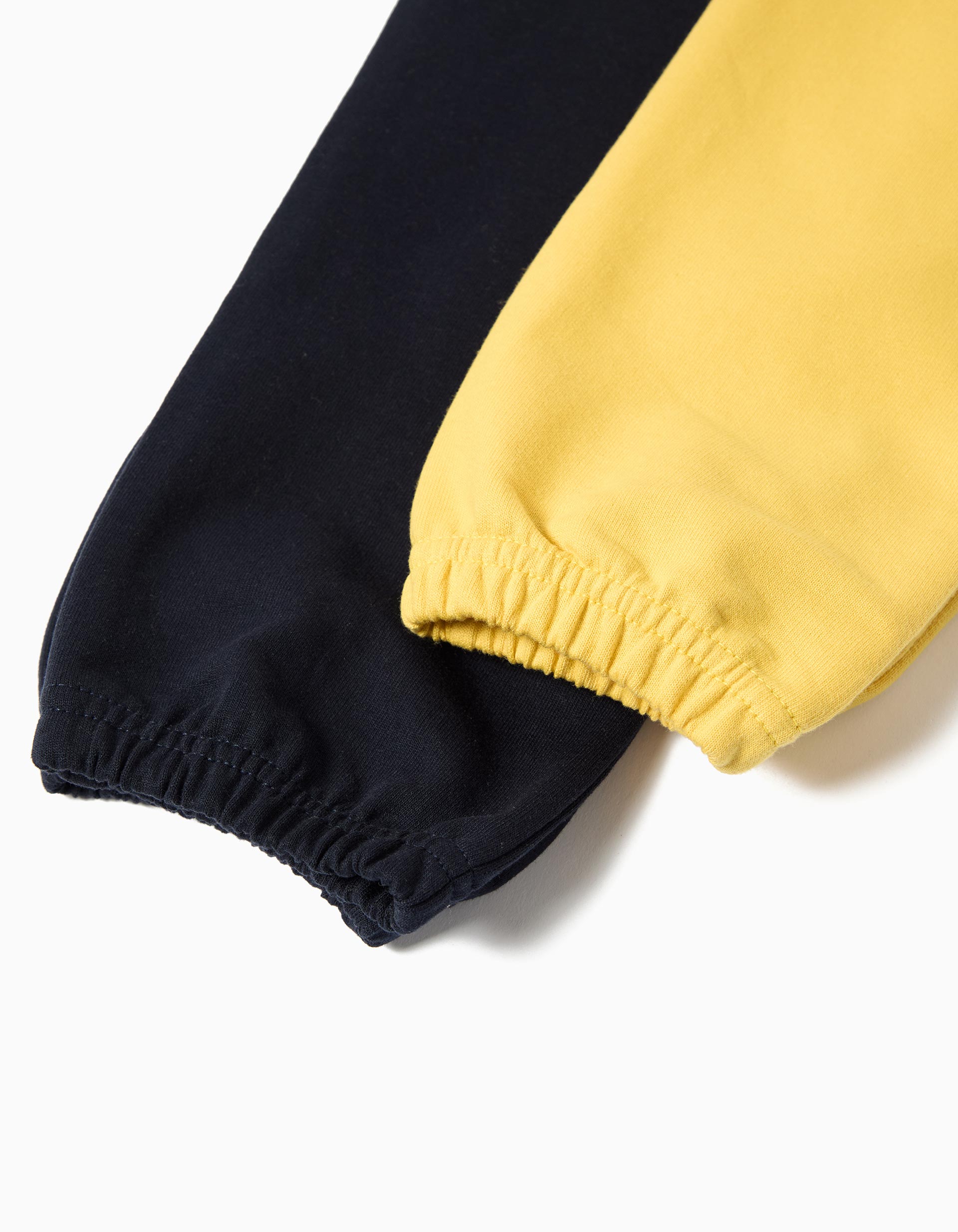 Pack 2 Joggers de Felpa, Menino, Amarelo Claro