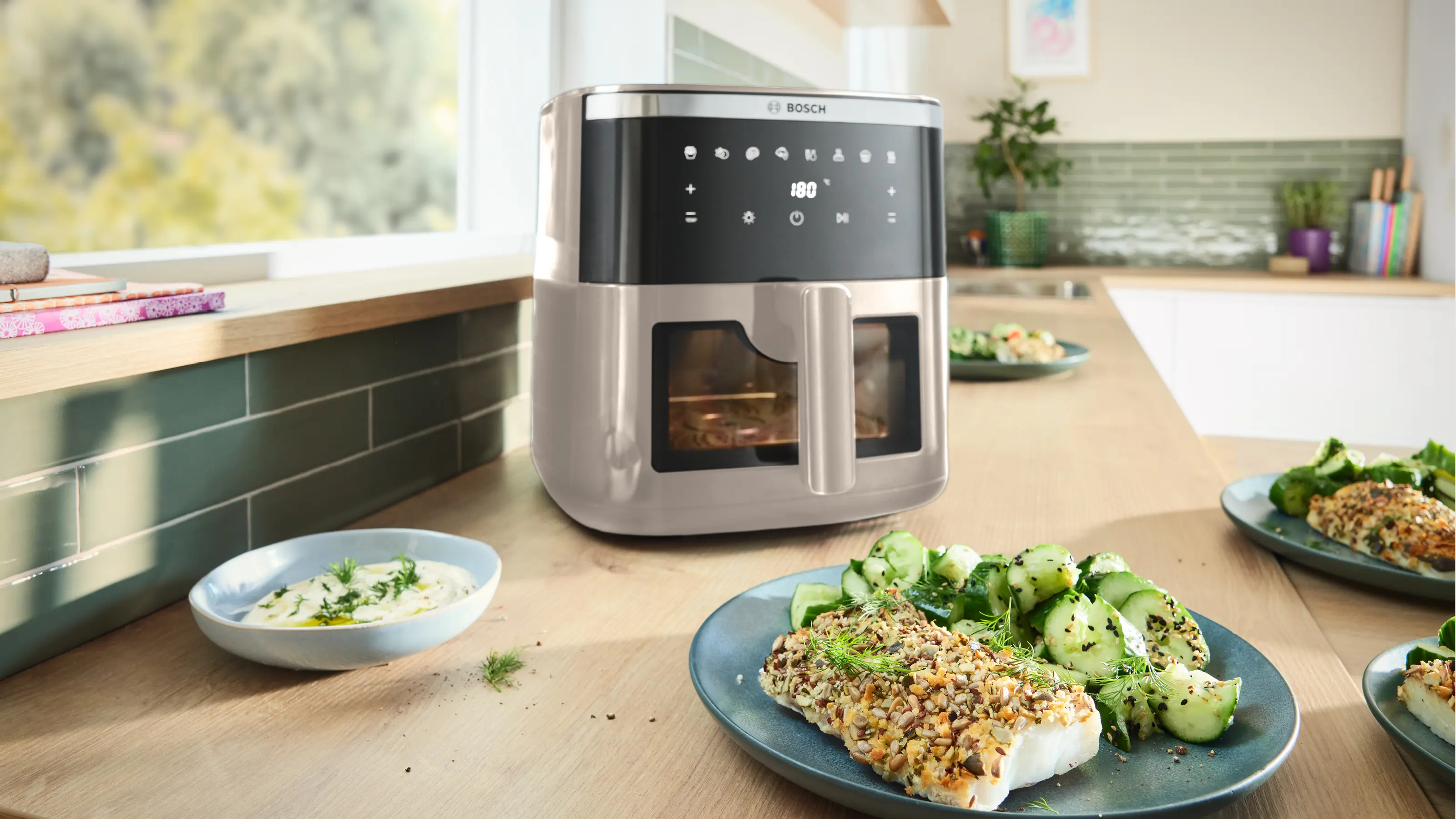 Serie 6 Air Fryer dark cream