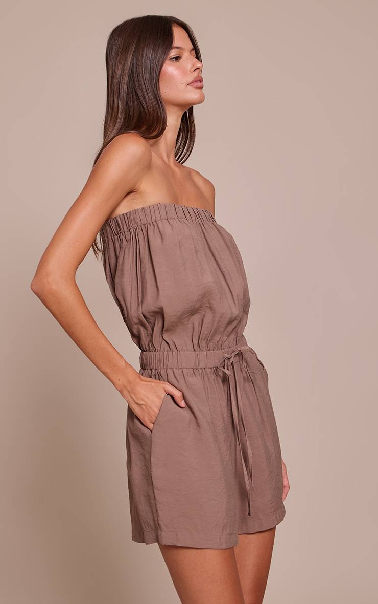 Champignon Combi-short Bandeau Texturée Tissée