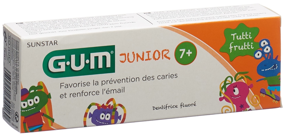 GUM Junior Zahngel<br>50 ml, Gel, 6+ Jahre Erdbeere