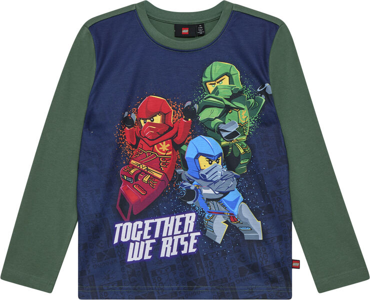LEGO kidswear-LEGO børnetøj LWTAFFY 116 - T-SHIRT L/S Green