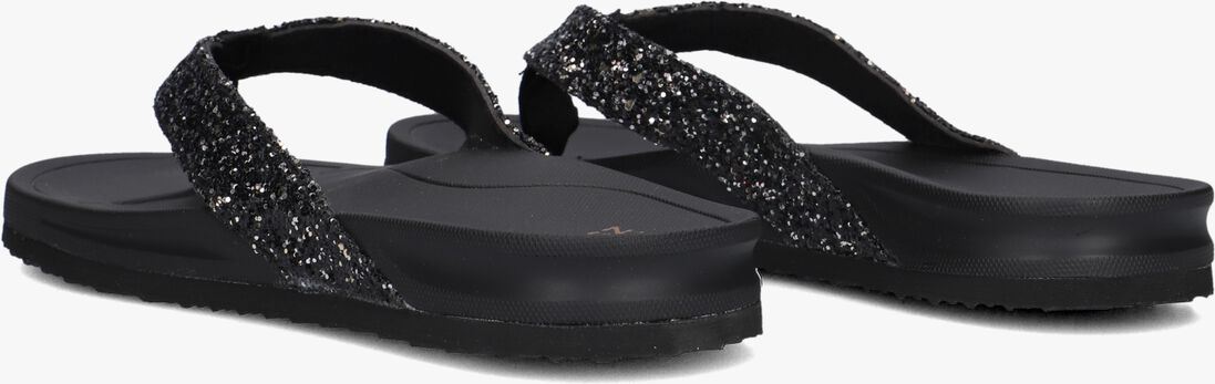 zwarte blasz teenslippers bella 2402