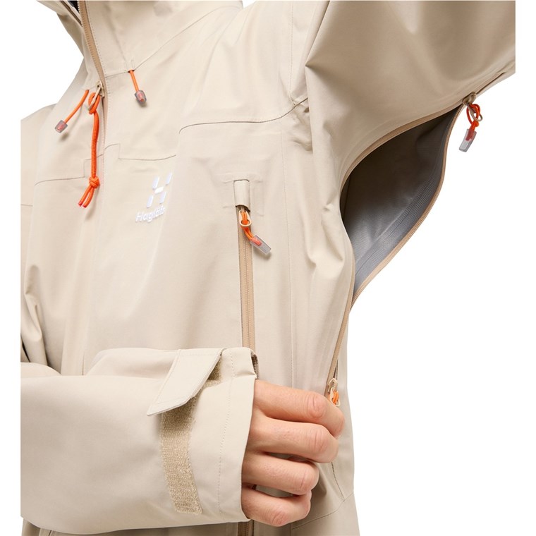 Haglöfs ROC Flash GTX Jacket Women Chalk Beige