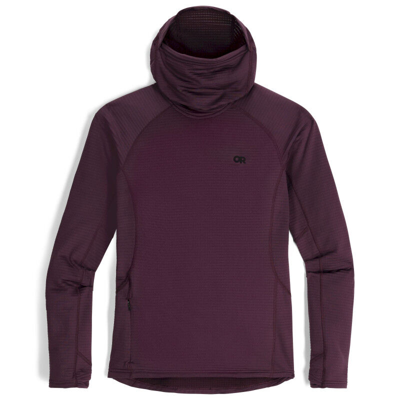 Vigor Grid Fleece Pullover Hoodie - Maillot thermique femme