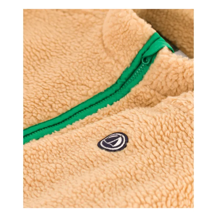 Petit Bateau Veste Macaron Polaire | Camel
