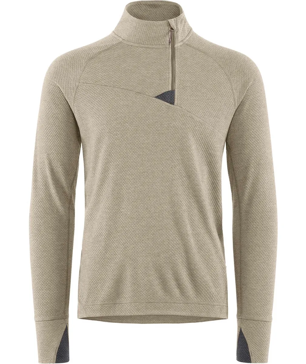 Klättermusen Men's Huge Half Zip Sweater Silver Green
