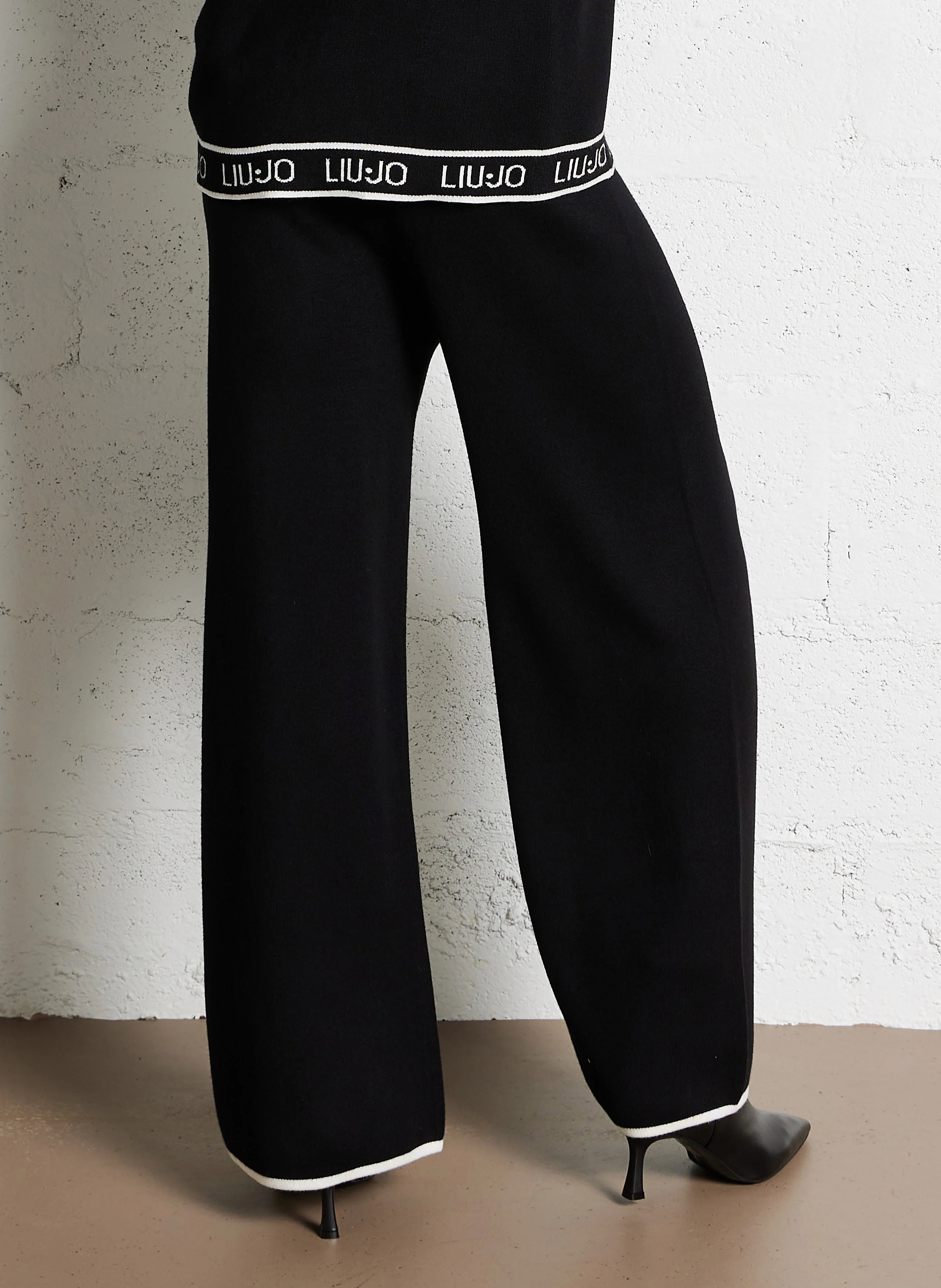 Pantalon large| Noir