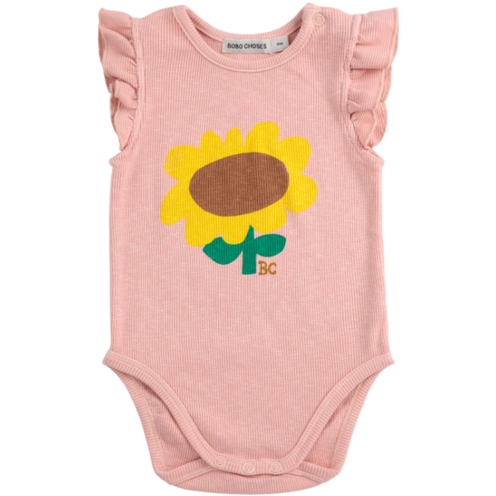 Køb Bobo Choses Lys Pink Sunflower Ruffled Body