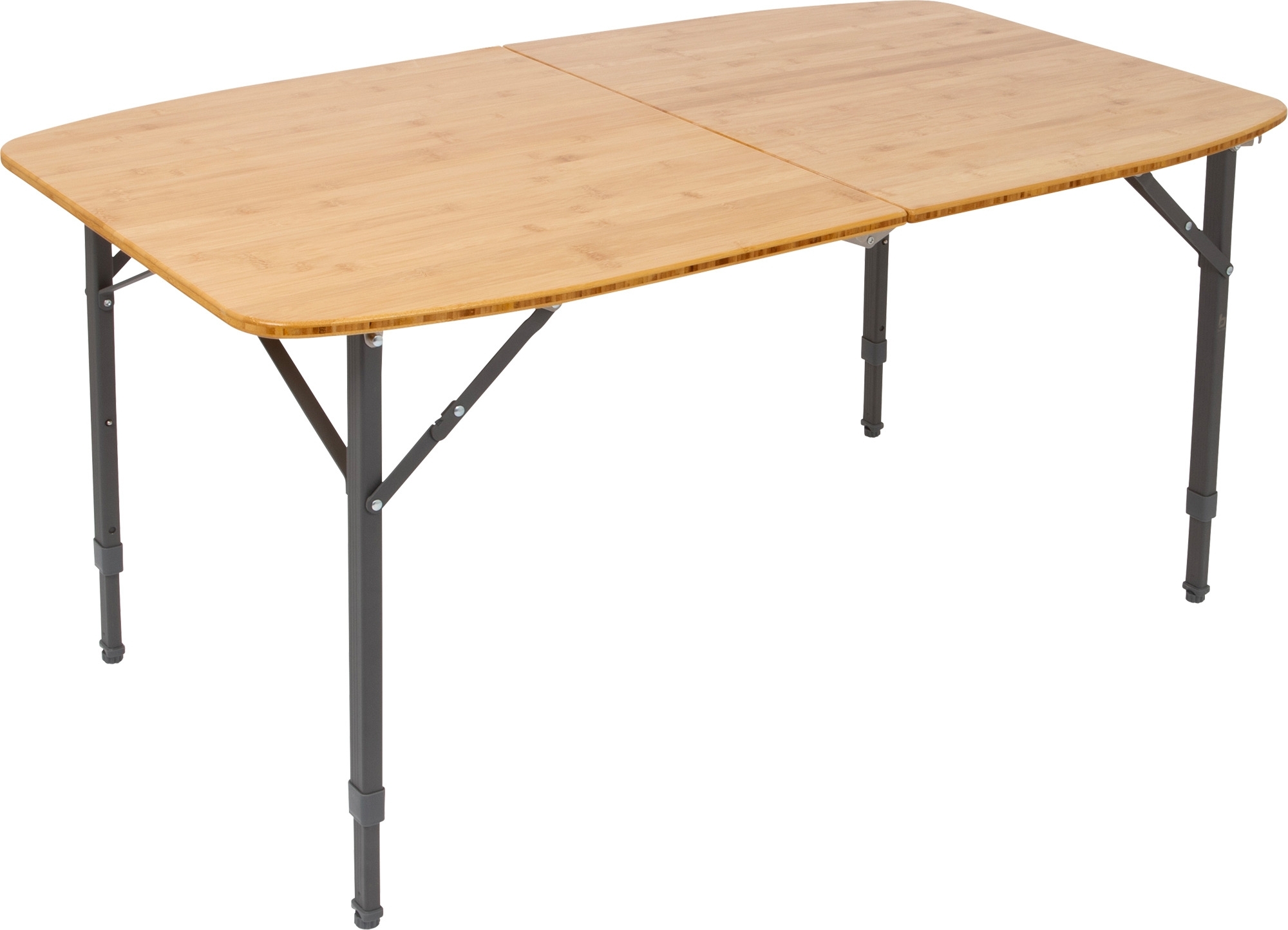 Bo-Camp Campingtisch Urban Outdoor Islington Bambus oval 3-fach höhenverstellbar