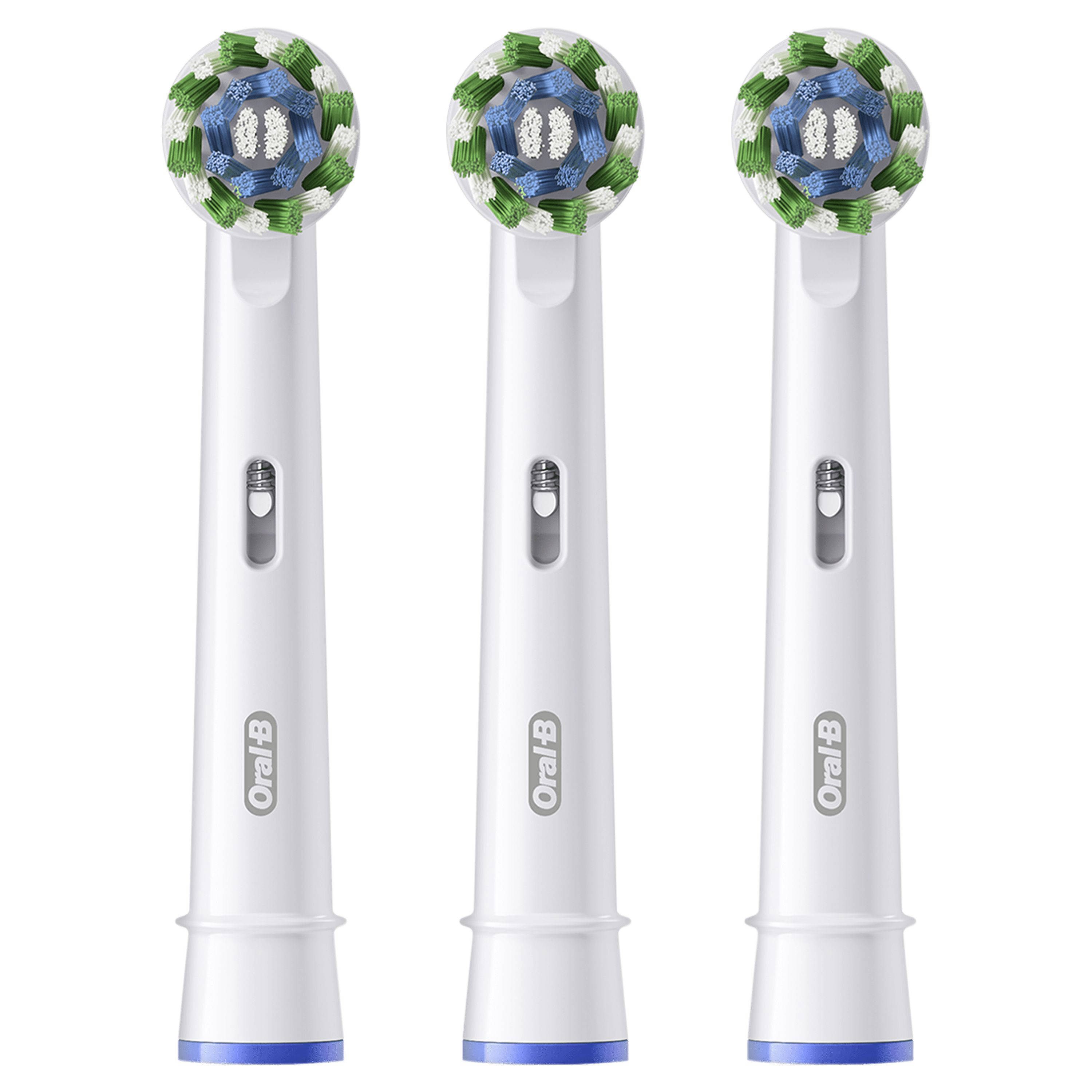Oral-B Pro Cross Action opzetborstels wit - 3 stuks