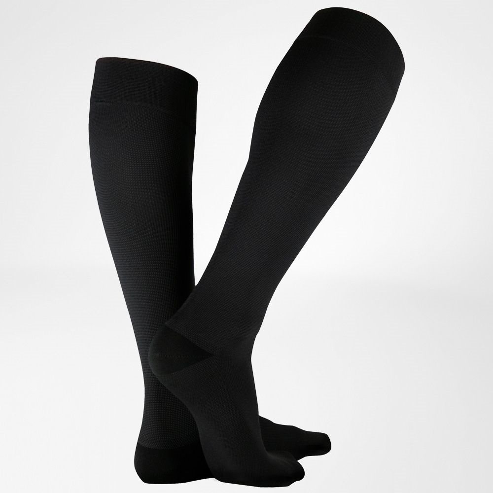 Bauerfeind VenoTrain Business KKL2 AD S foot long normal/short geschlossene Fussspitze schwarz 1 Paar