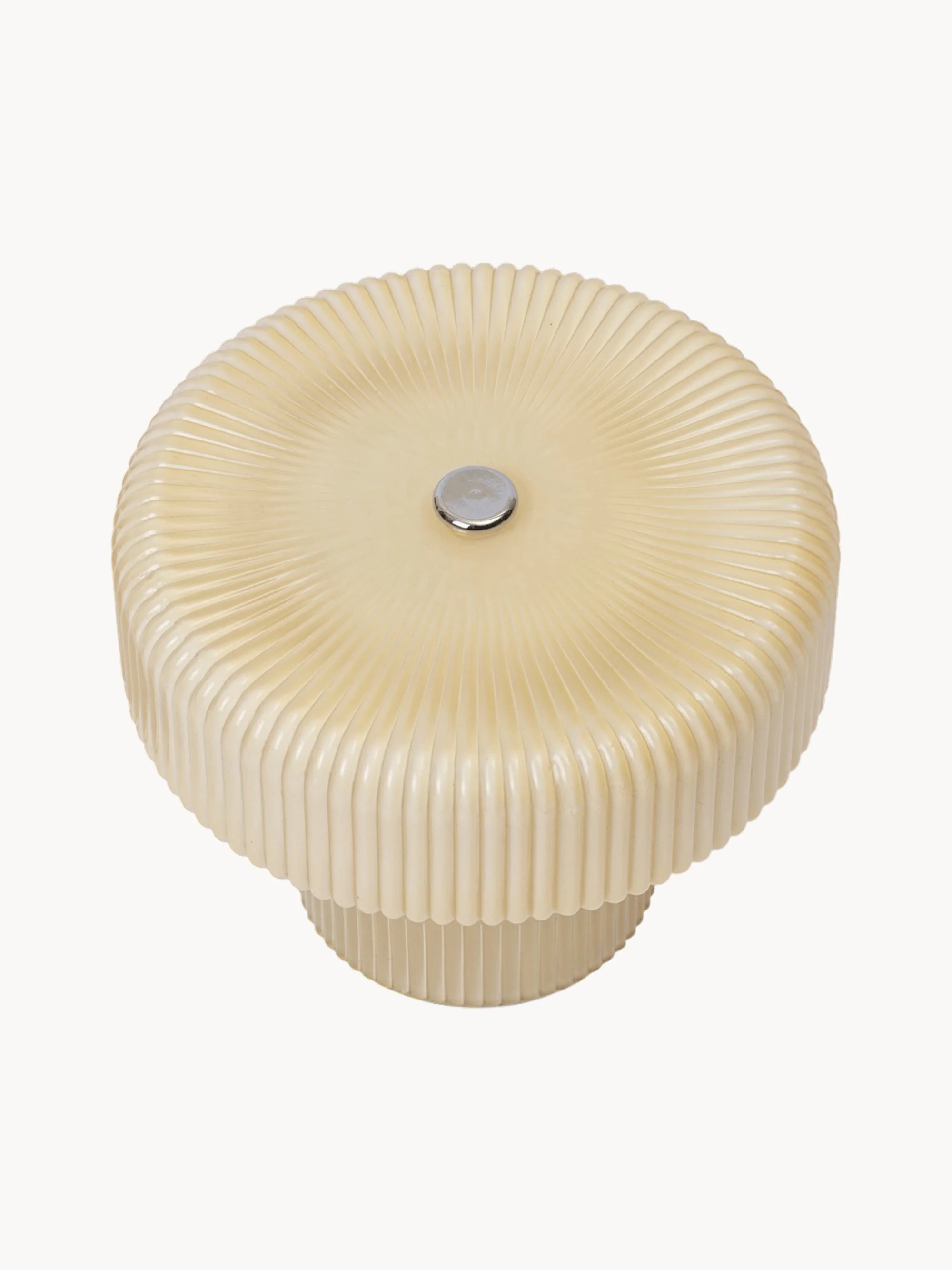 Mondgeblazen LED tafellamp Ripple, dimbaar