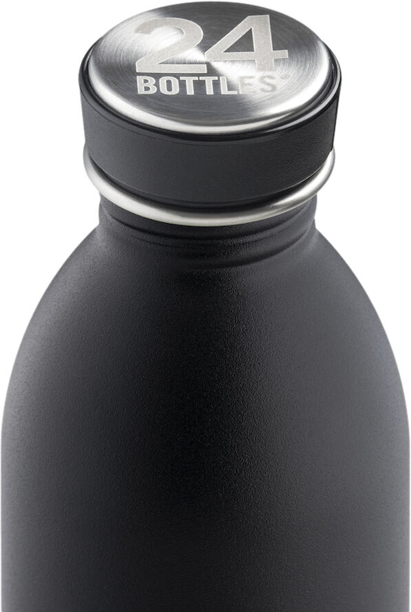 24Bottles Urban Bottle 500 ml - Drikkeflaske - Stone Finish - Tuxedo B Sort