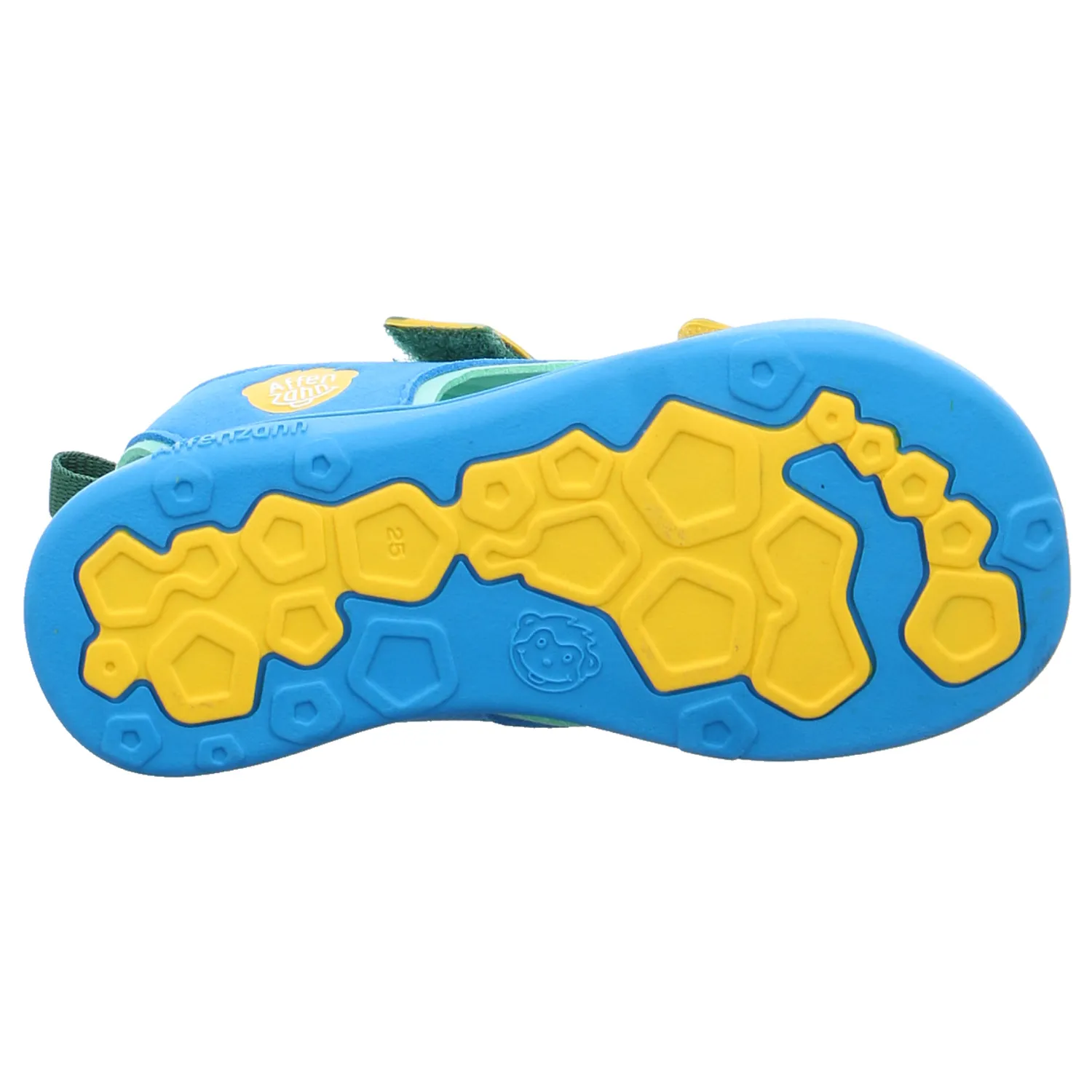 AFFENZAHN Kleinkinder-Sandale Blau Synthetik  Komfortschuh