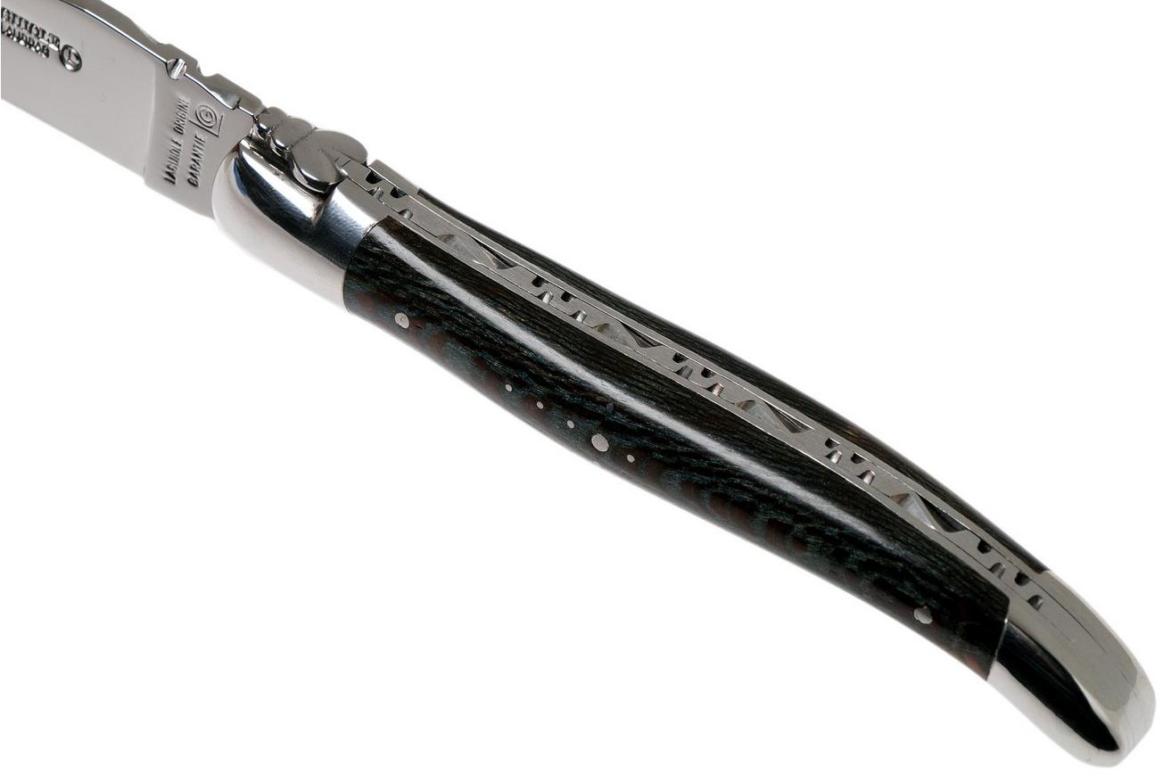 Laguiole en Aubrac Classic 12cm blauw plataan L0212PYBI/FSJ1