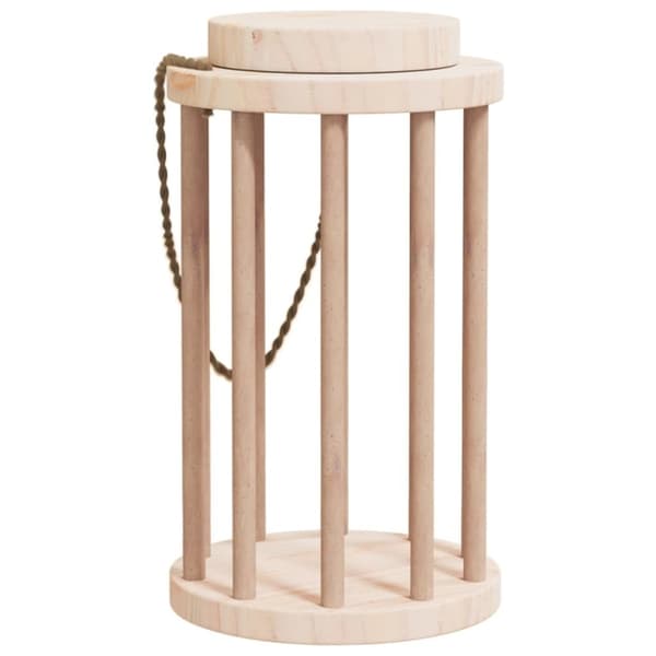 vidaXL Høymater for kanin Ø15x25,5 cm heltre gran