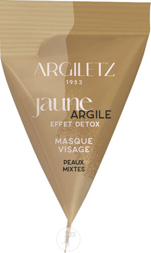 Argiletz Masque Argile Jaune Visage Peaux Mixtes Berlingot 15ml