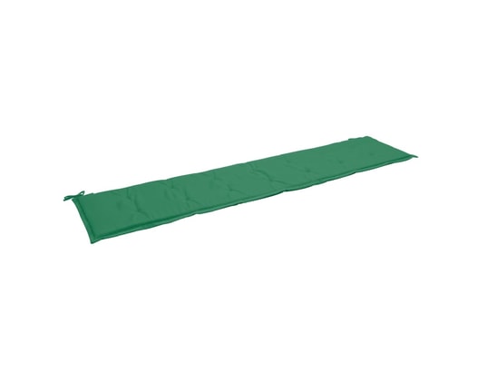 VIDAXL - Galette de chaise Coussin de banc de jardin vert 200 x 50 x 3 cm