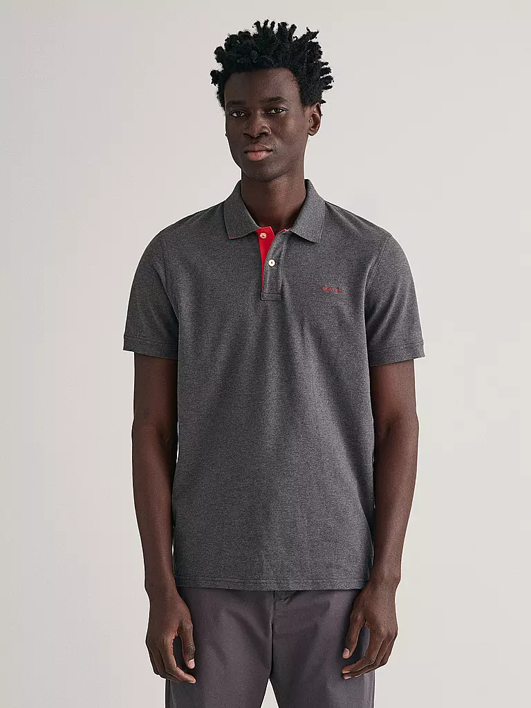 GANT Polohshirt grau