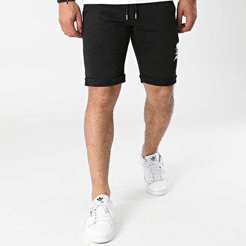 Short Jogging Rose Noir Blanc