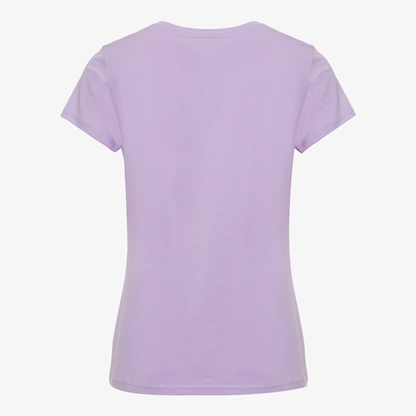 TwoDay dames T-shirt paars met opdruk