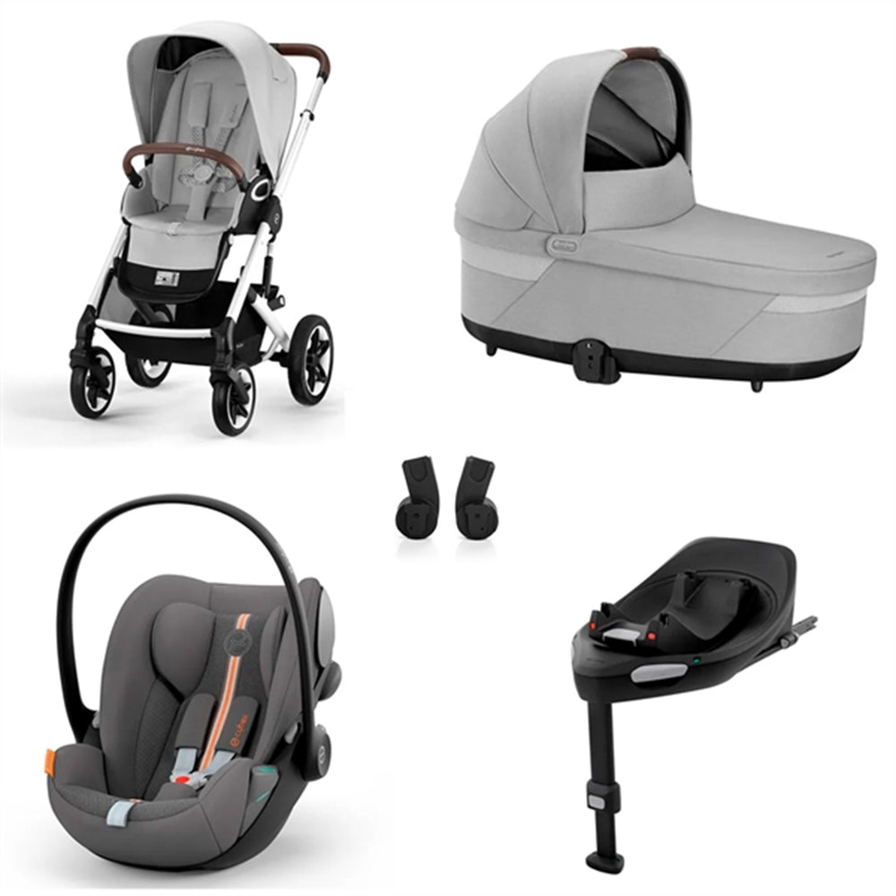Bundle Talos Lava Grey (Silver Frame) + - Cybex | Luksusbaby
