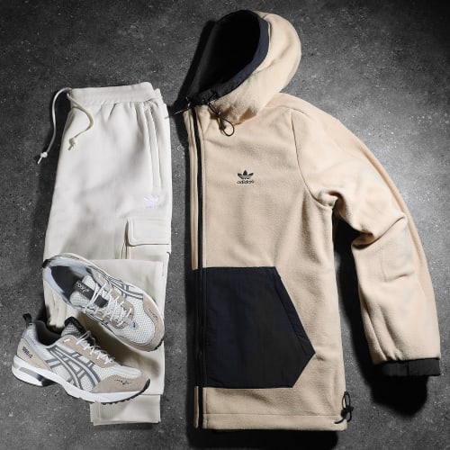 Veste Zippée Capuche Réversible Lock Up HL9186 Noir