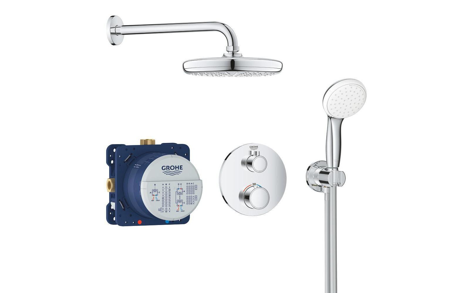 Duschsystem Grohtherm, Tempesta 210<br>Brausegarnitur