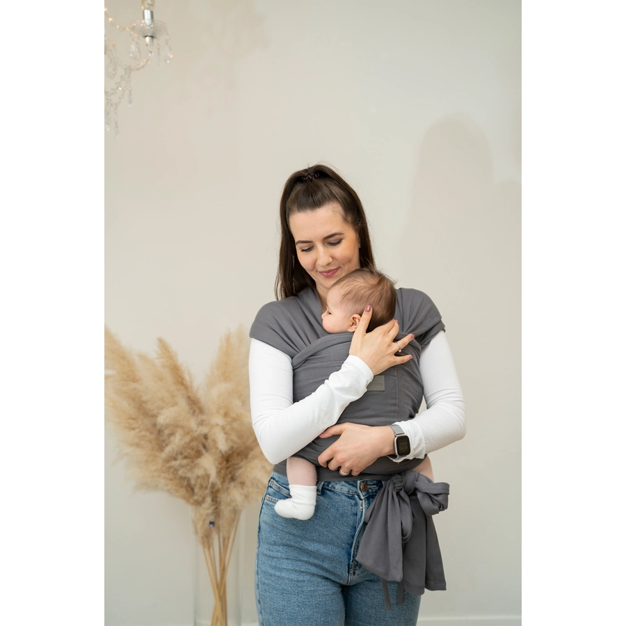 MABYEN Baby Tragetuch anthrazit
