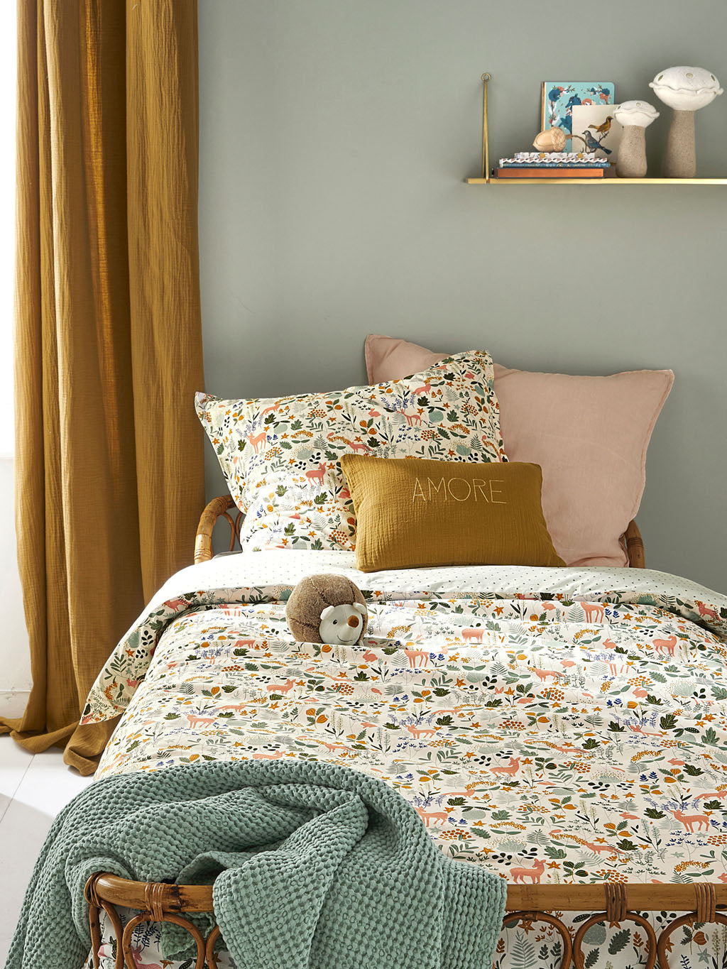 Rideau nouettes gaze de coton