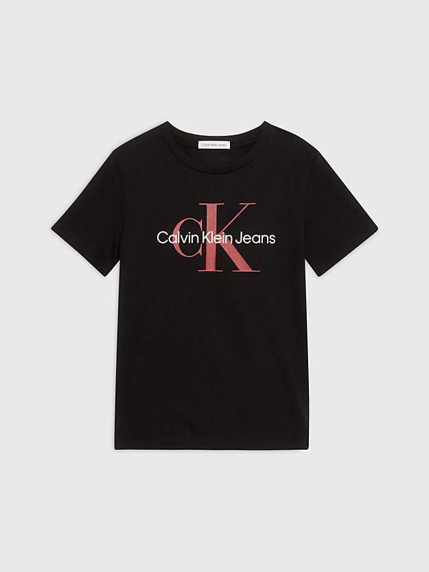 Camiseta infantil com logotipo