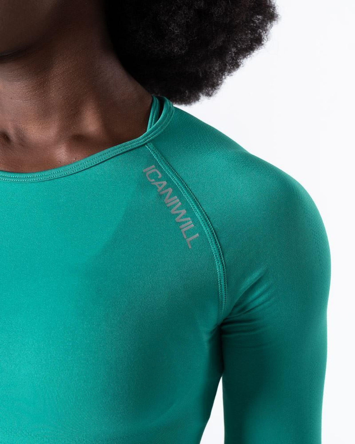 ICIW<br>Define Seamless L/S Crop Top Fanfare WM - L