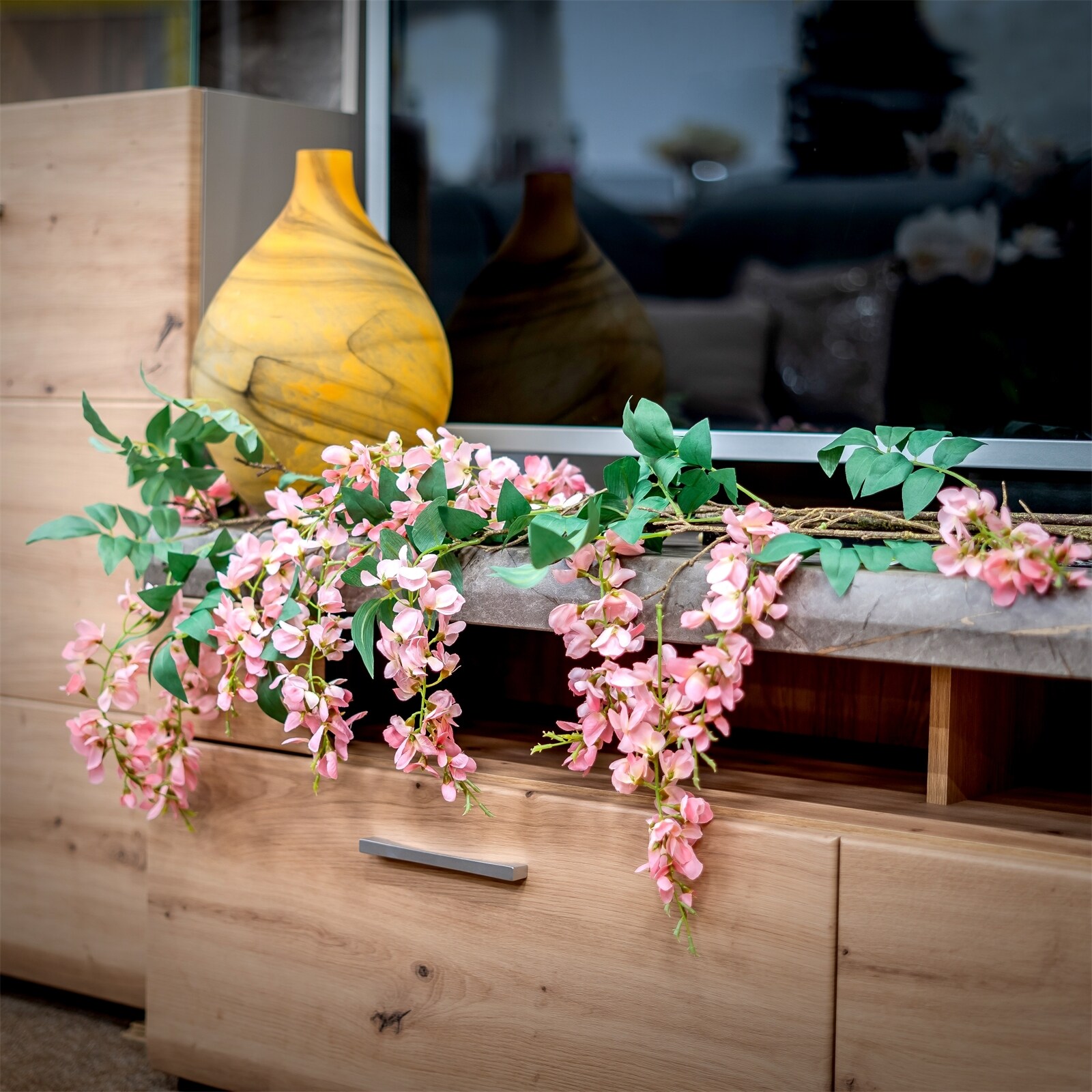 HTI-Living Goldregen, verschiedene Farben Kunstblume Flora