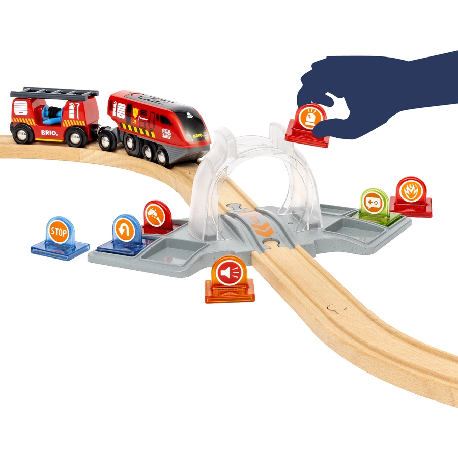 BRIO® Smart Tech Sound Feuerwehreinsatz-Rettungs-Set