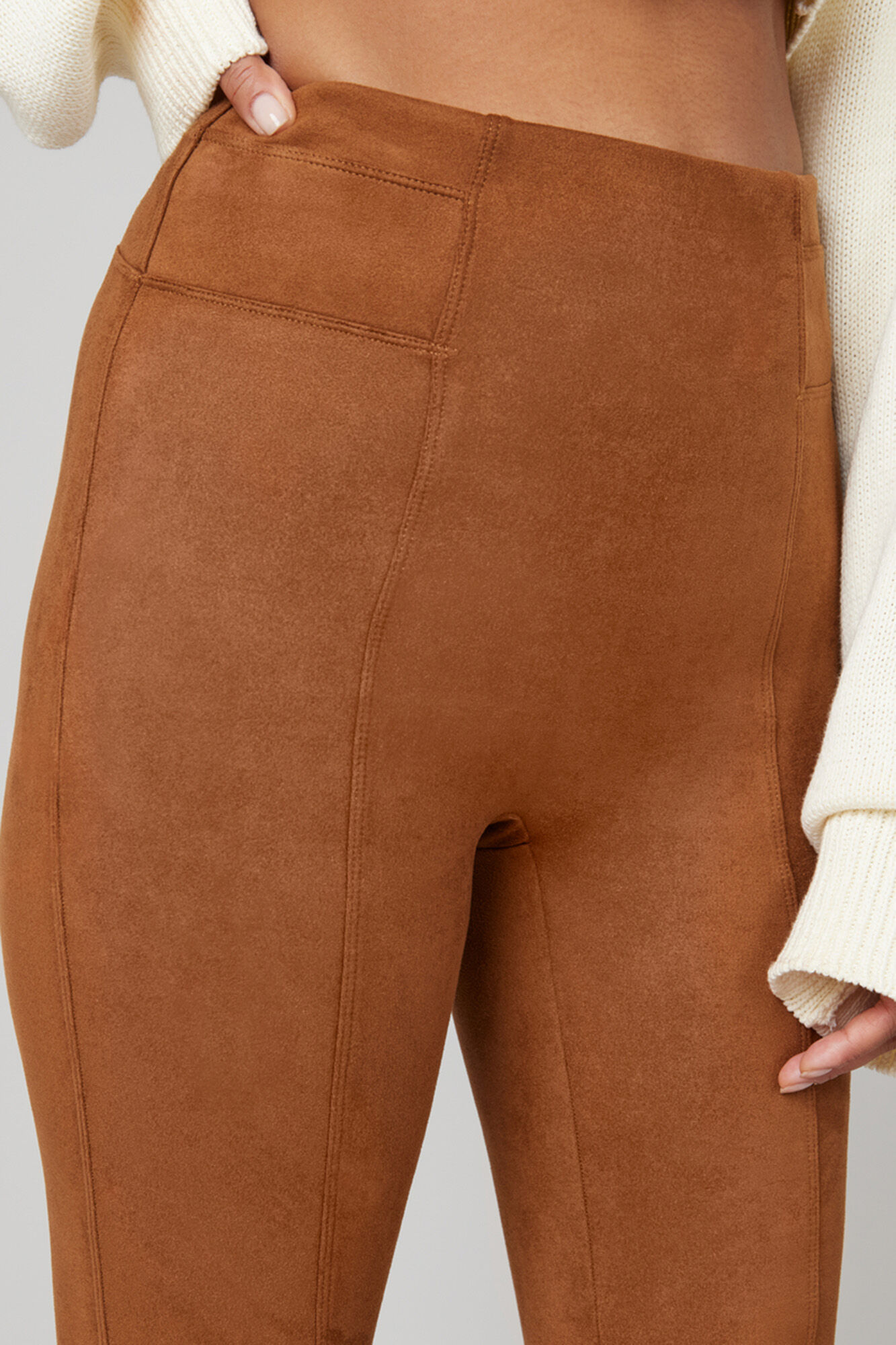 Leggings modeladoras com efeito Anteline - Nude